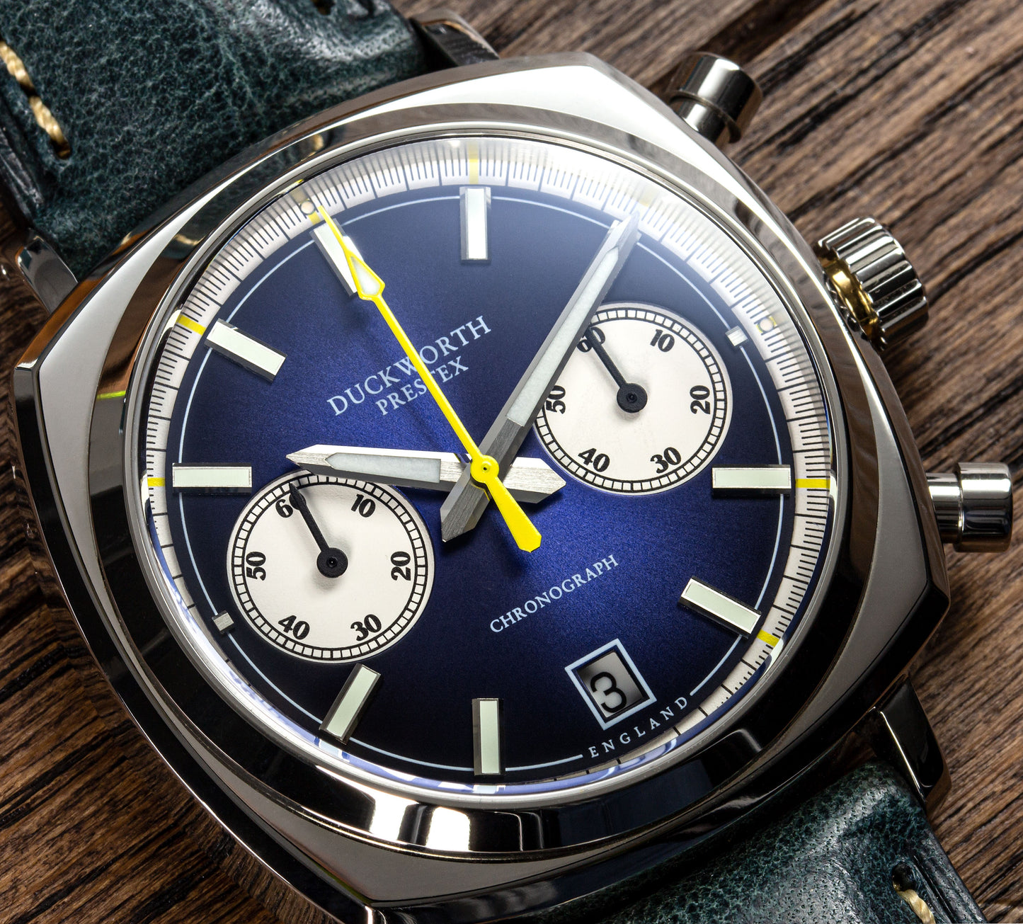 Duckworth Prestex Chronograph 42 Blue