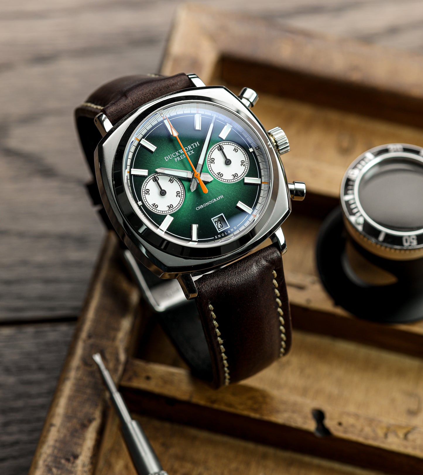 Duckworth Prestex Chronograph 42 Green