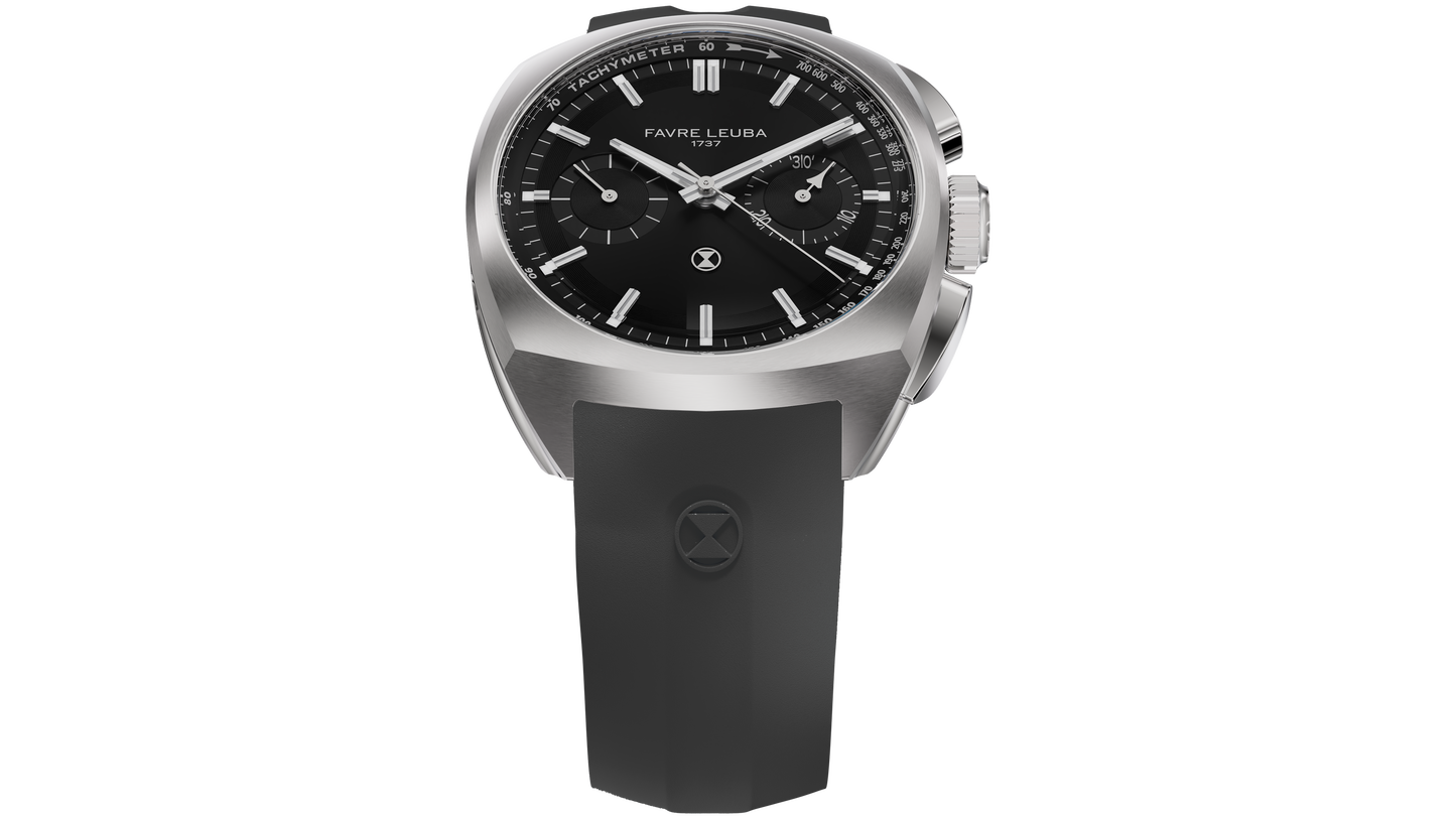 Favre Leuba Chief Chronograph Black Dial