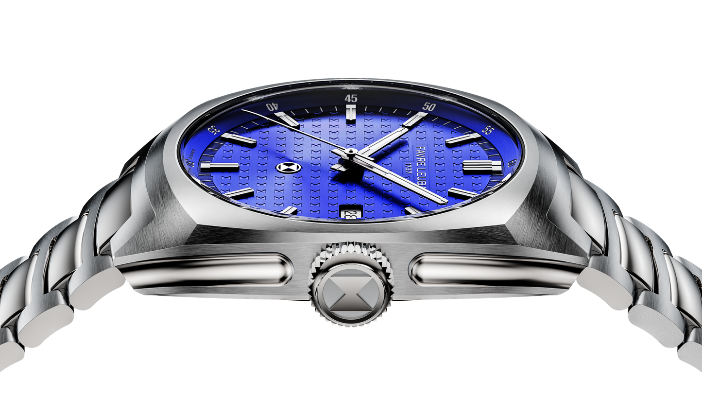 Favre Leuba Chief Date Blue Dial