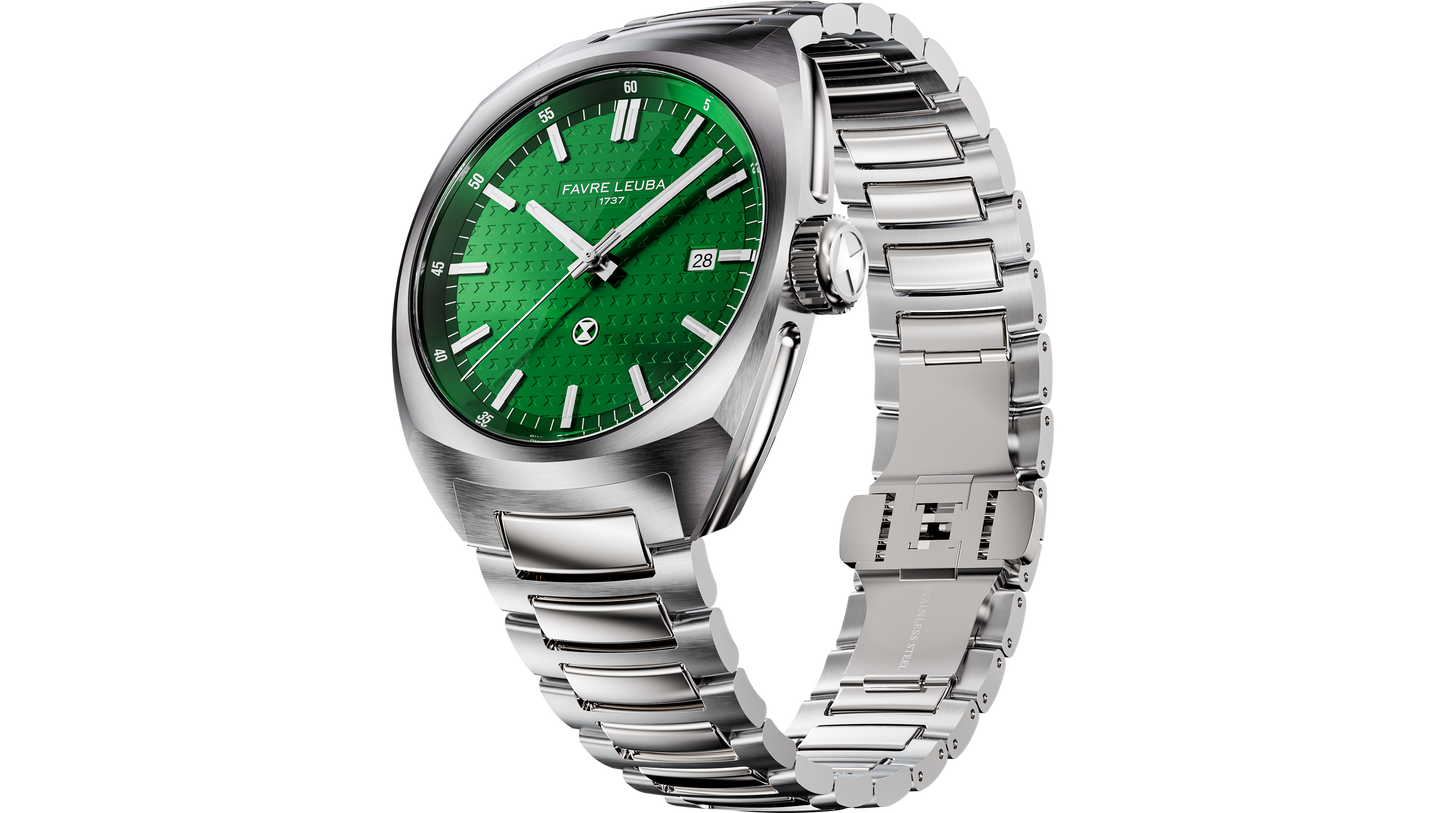 Favre Leuba Chief Date Green Dial