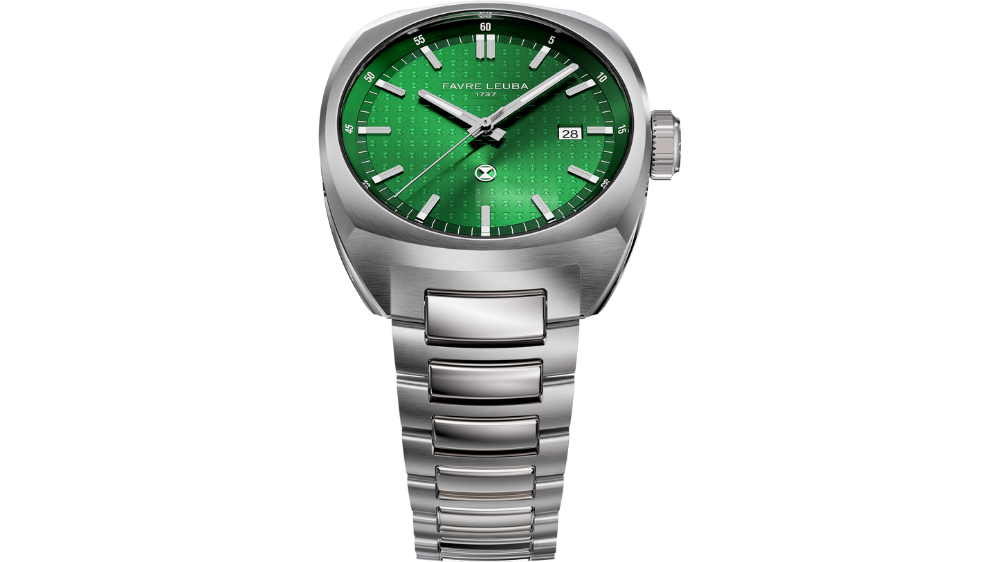 Favre Leuba Chief Date Green Dial