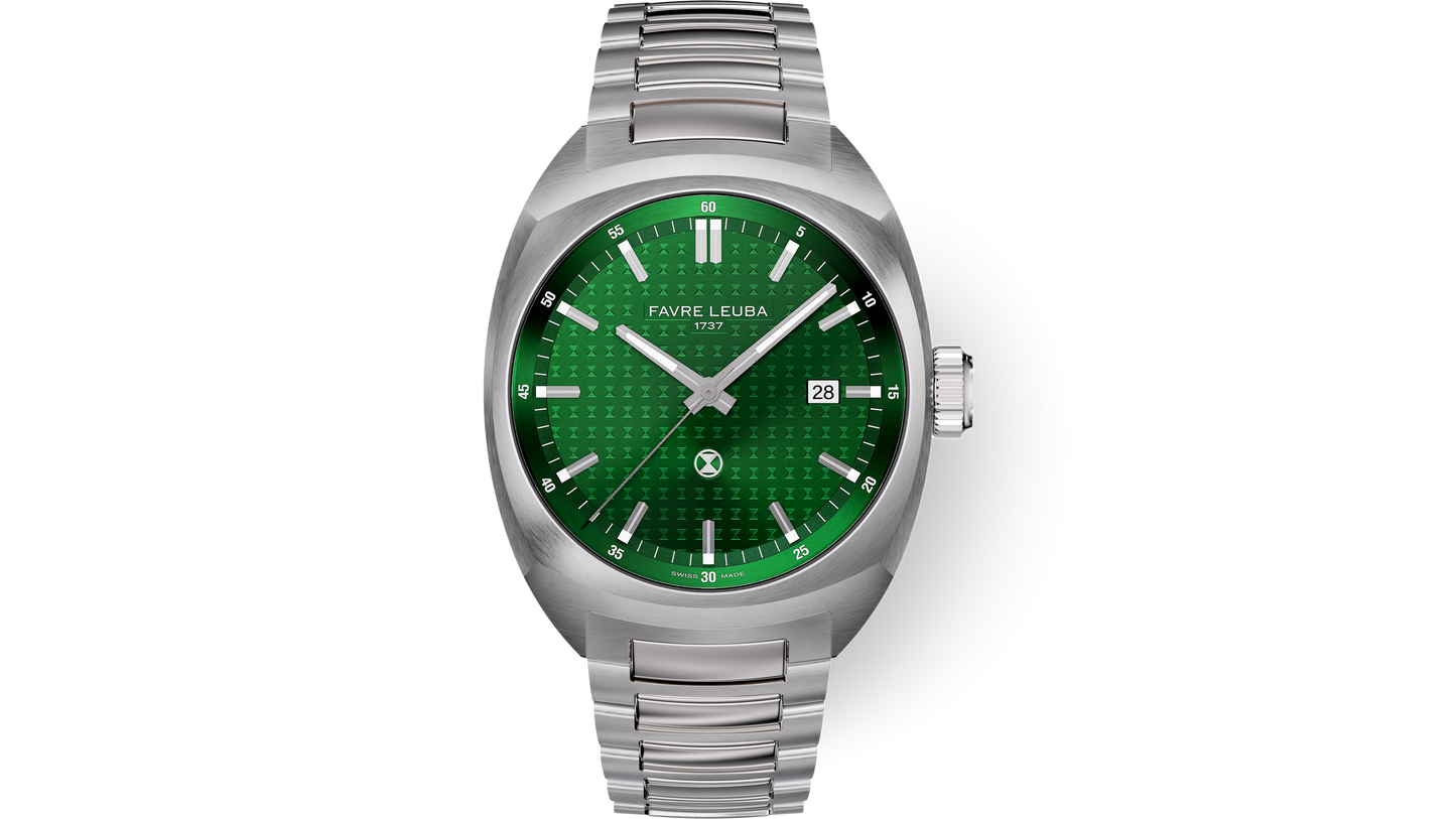 Favre Leuba Chief Date Green Dial