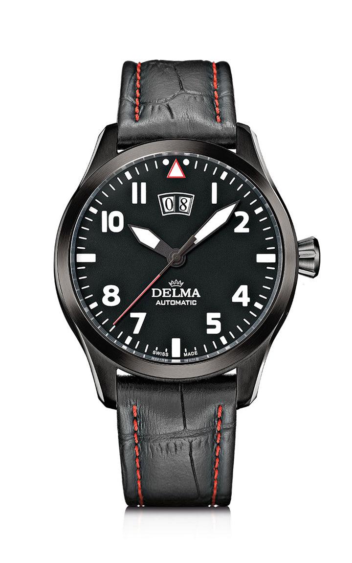 DELMA COMMANDER BIG DATE FULL BLACK