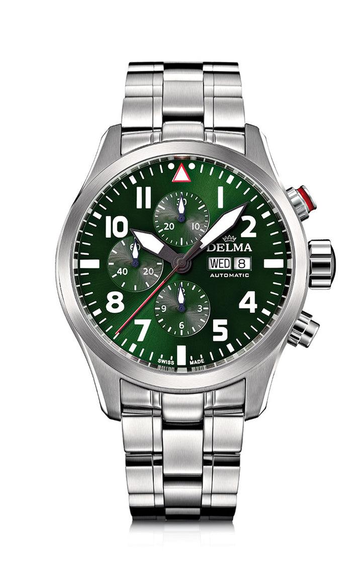 DELMA COMMANDER CHRONOGRAPH GREEN