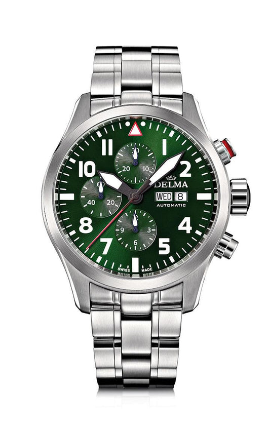 DELMA COMMANDER CHRONOGRAPH GREEN