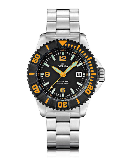 DELMA BLUE SHARK IV BLACK BEZEL