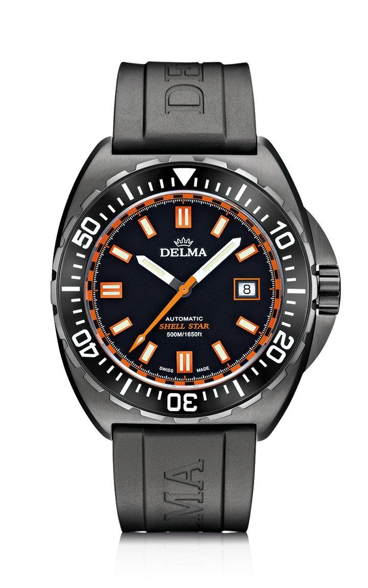DELMA SHELL STAR BLACK TAG BLACK RUBBER