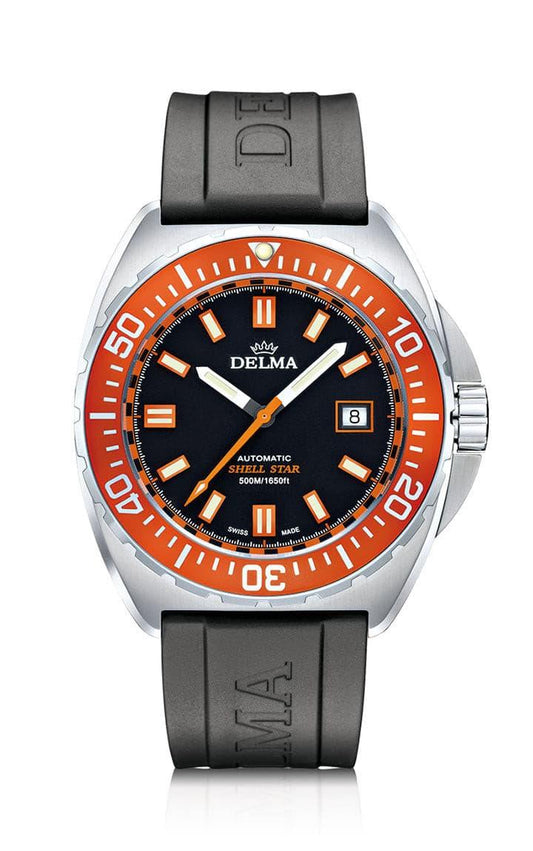 DELMA SHELL STAR AUTOMATIC ORANGE