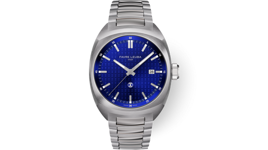 Favre Leuba  Chief Date Blue Dial