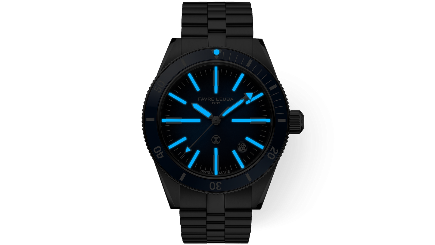 Favre Leuba Renaissance Blue Dial