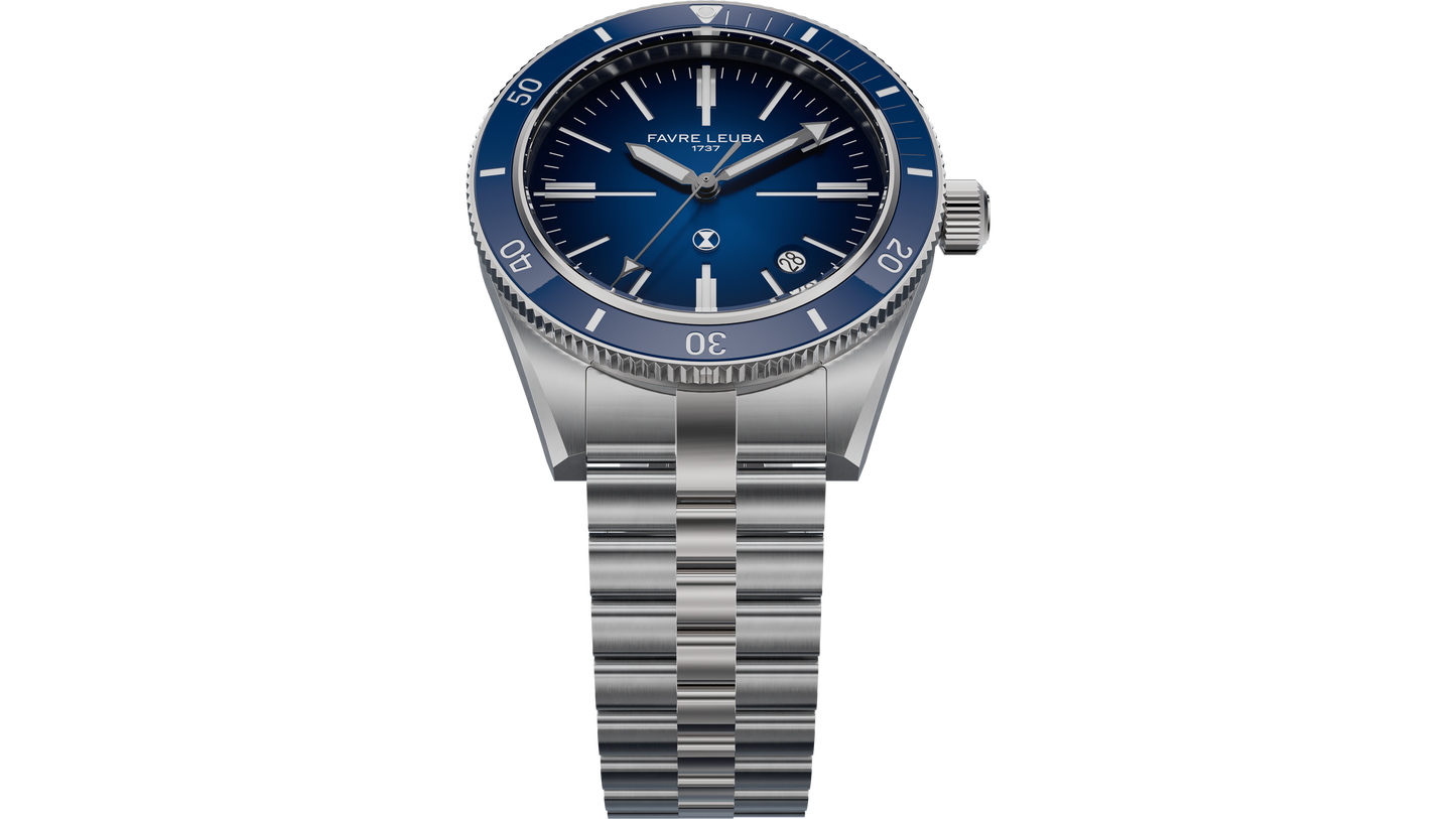 Favre Leuba Renaissance Blue Dial