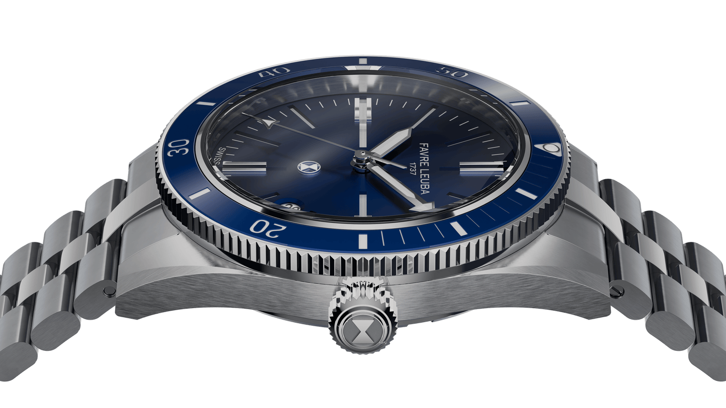 Favre Leuba Renaissance Blue Dial